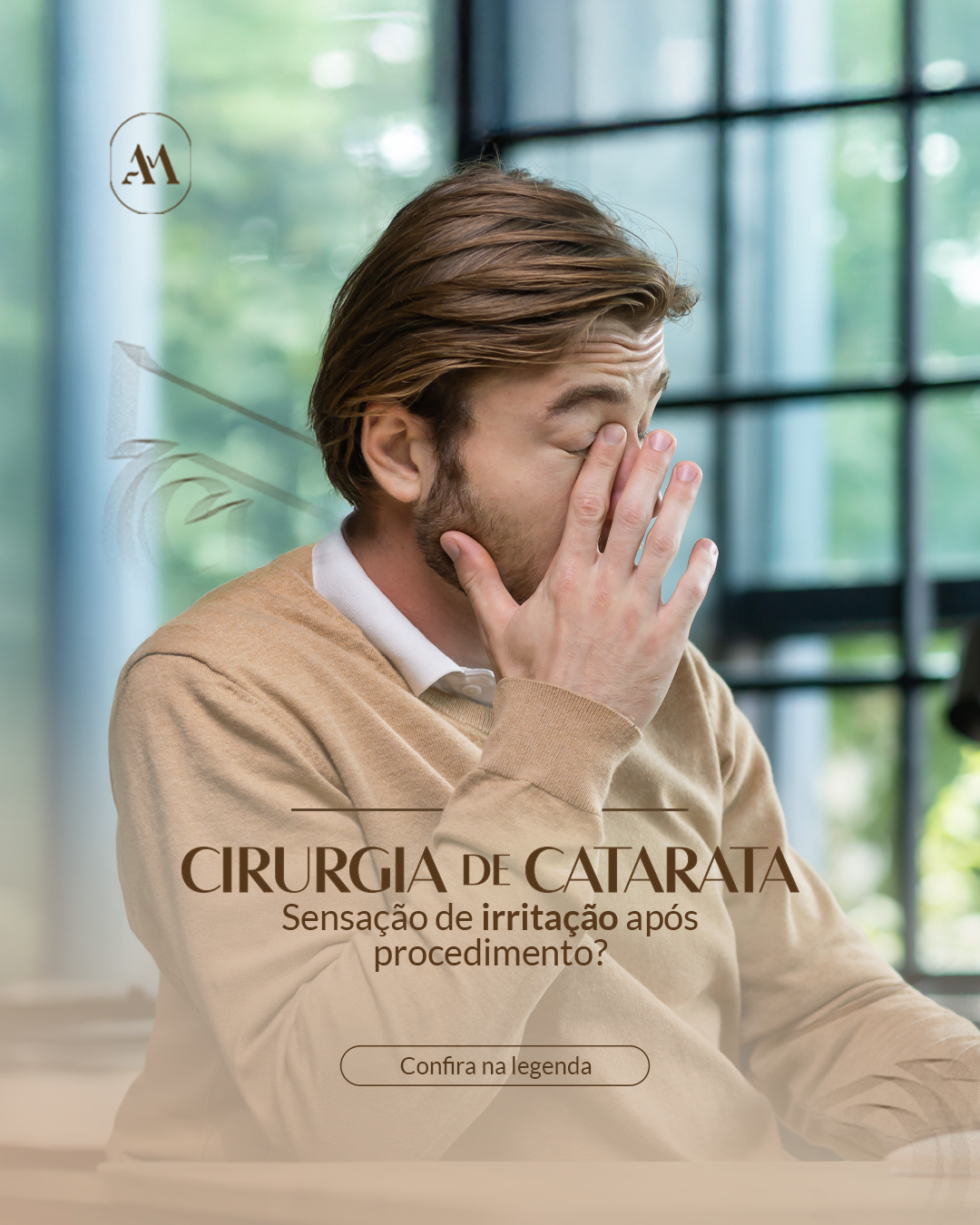 Cirurgia de Catarata: Sensação de irritação após procedimento?