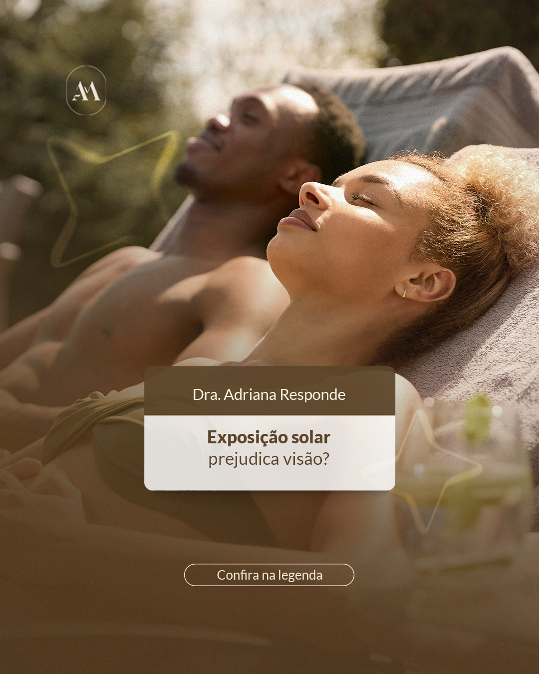 Exposição solar prejudica visão?