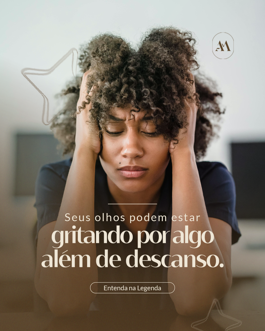 Seus olhos podem estar ‘gritando’ por algo além de descanso